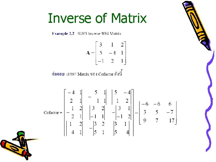 Inverse of Matrix 