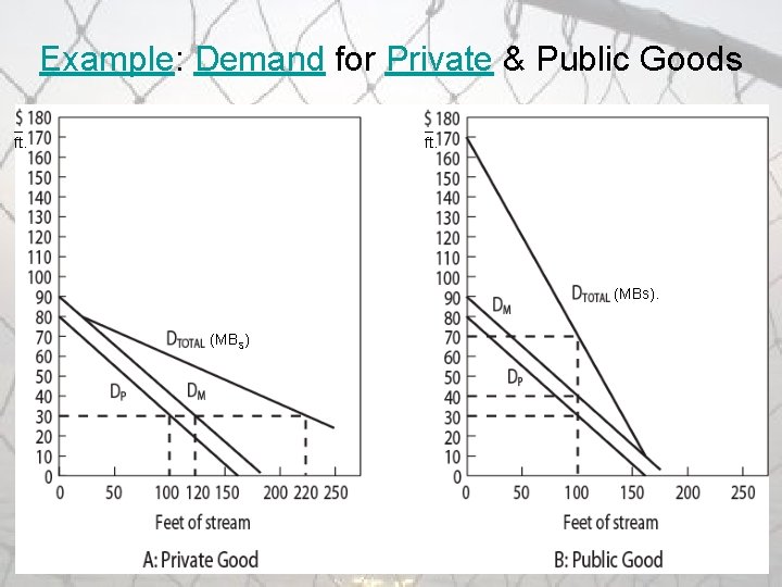 Example: Demand for Private & Public Goods _ ft. (MBs). (MBS) 