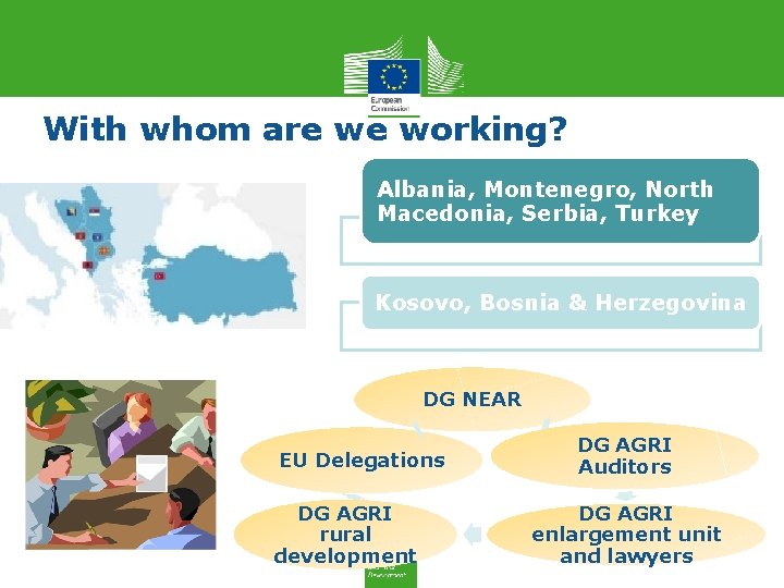 With whom are we working? Albania, Montenegro, North Macedonia, Serbia, Turkey Kosovo, Bosnia &