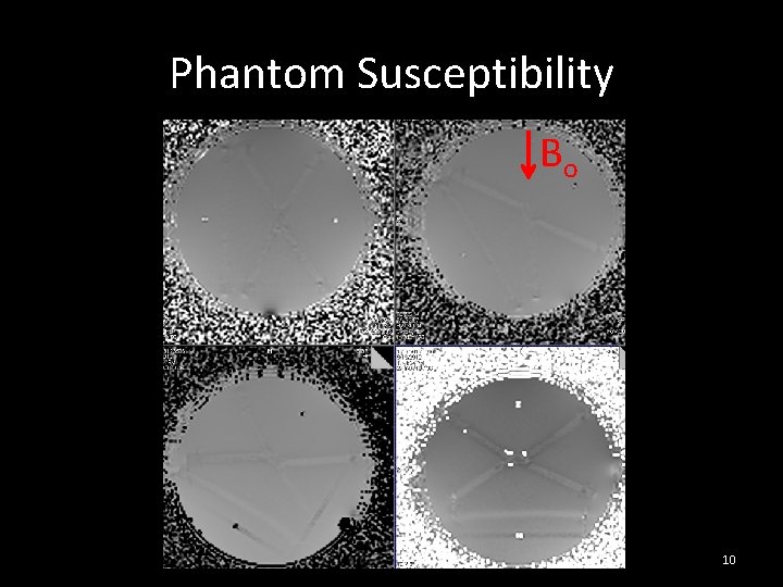 Phantom Susceptibility Bo 10 Phantom Susceptibility Bo 10