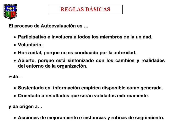 REGLAS BÁSICAS 