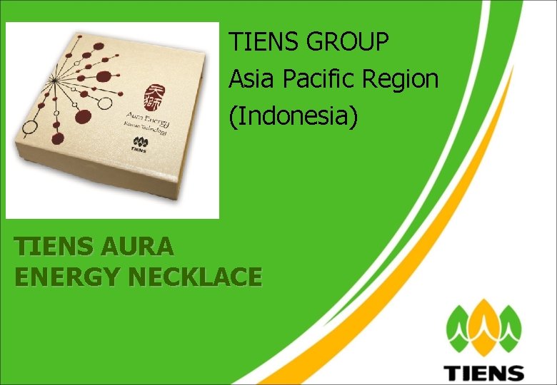 TIENS GROUP Asia Pacific Region (Indonesia) TIENS AURA ENERGY NECKLACE 