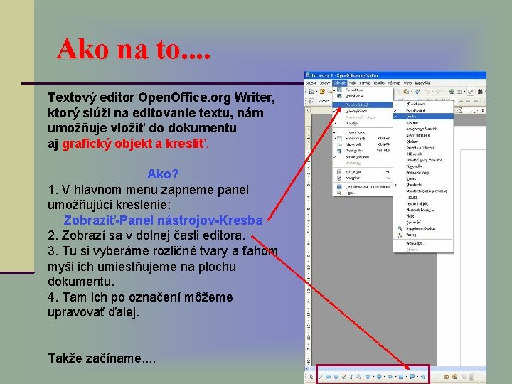 Ako na to. . Textový editor Open. Office. org Writer, ktorý slúži na editovanie