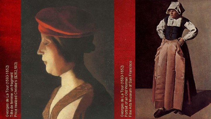 Georges de La Tour (1593 -1652) Portrait of an Old Woman Fine Arts Museum