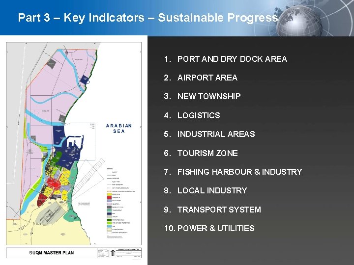 Part 3 – Key Indicators – Sustainable Progress 1. PORT AND DRY DOCK AREA