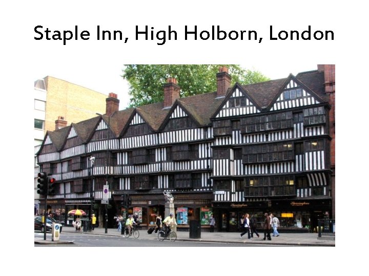 Staple Inn, High Holborn, London 