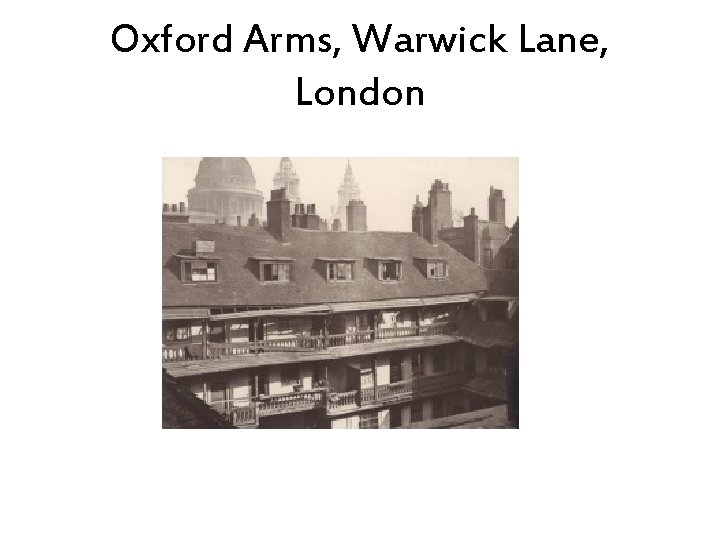 Oxford Arms, Warwick Lane, London 