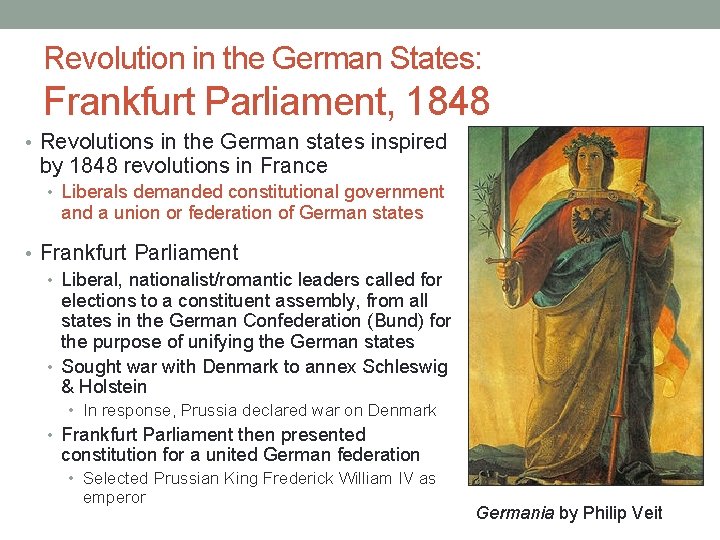 Revolution in the German States: Frankfurt Parliament, 1848 • Revolutions in the German states Revolution in the German States: Frankfurt Parliament, 1848 • Revolutions in the German states