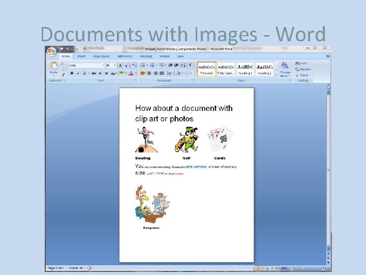 Documents with Images - Word 