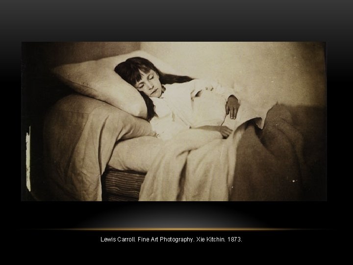 Lewis Carroll. Fine Art Photography. Xie Kitchin. 1873. 