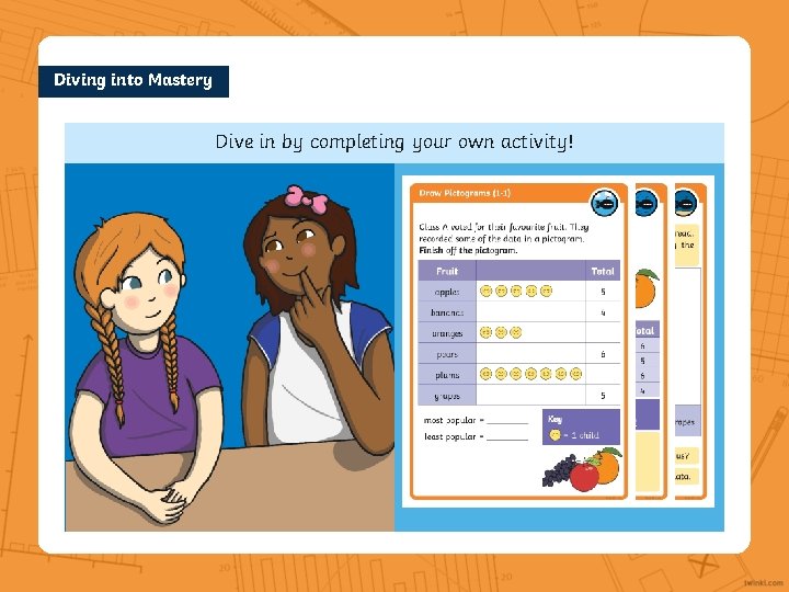 Diving into Mastery Dive in by completing your own activity! Diving into Mastery Dive in by completing your own activity!