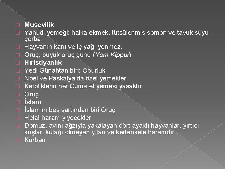 � � � � Musevilik Yahudi yemeği: halka ekmek, tütsülenmiş somon ve tavuk suyu