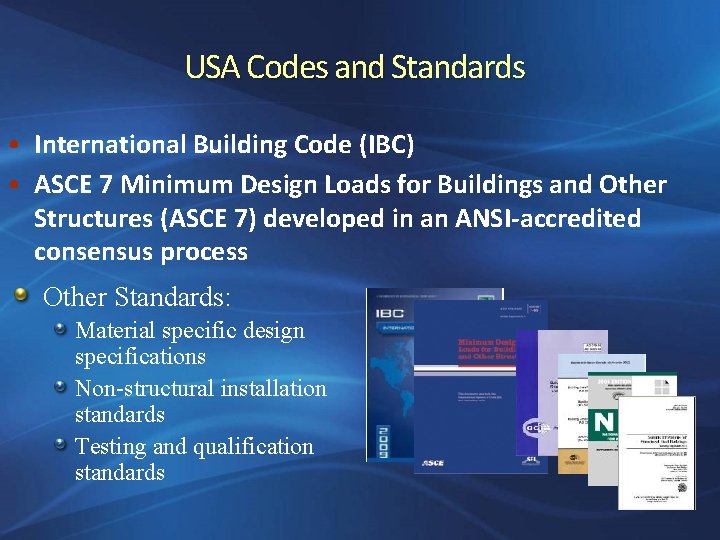 Background Introduction to the Tsunami Provisions in ASCE