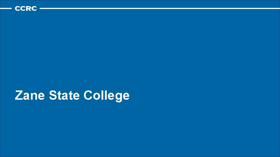 Zane State College Zane State College
