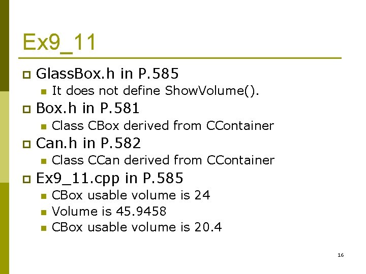 Ex 9_11 p Glass. Box. h in P. 585 n p Box. h in