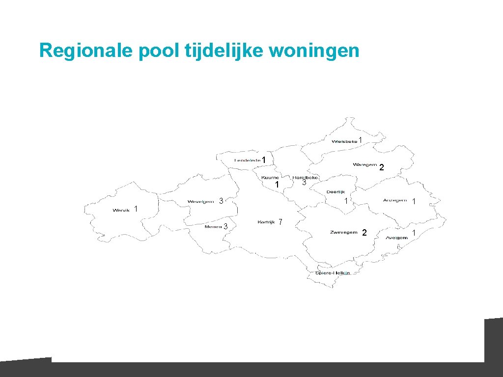 Regionale pool tijdelijke woningen 1 1 2 1 1 3 3 1 7 2