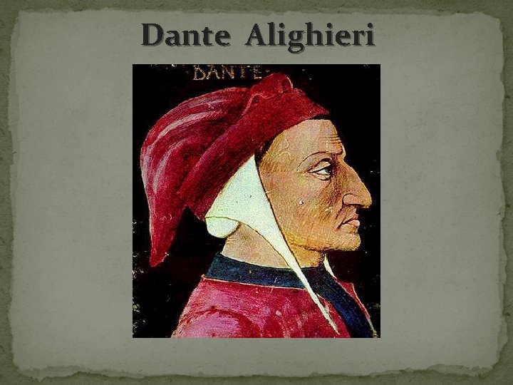 Dante Alighieri 