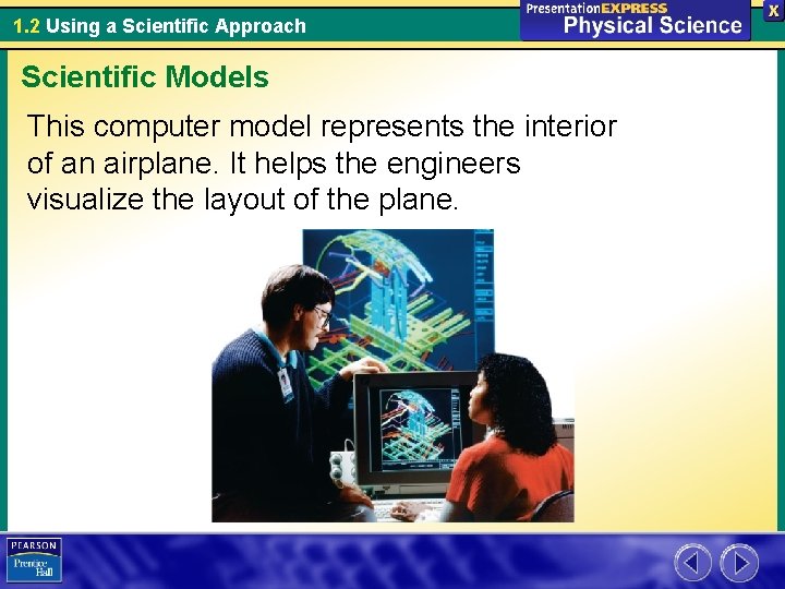 1. 2 Using a Scientific Approach Scientific Models This computer model represents the interior