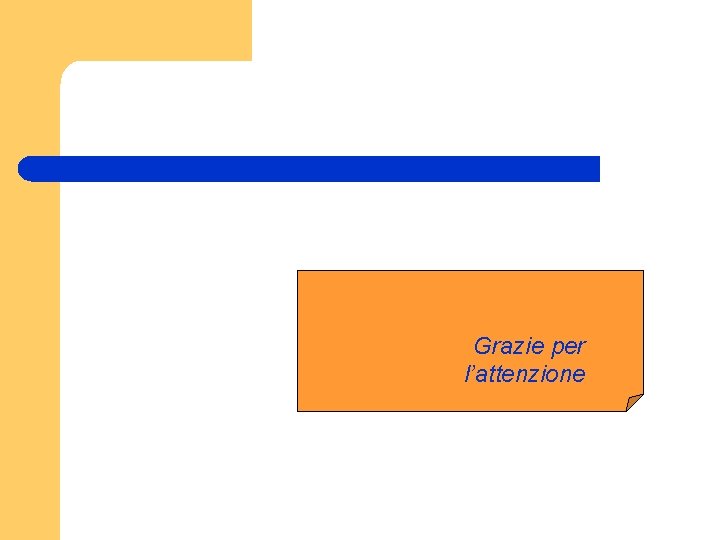 Grazie per l’attenzione 