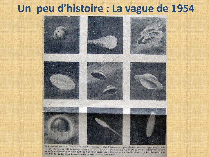 Un peu d’histoire : La vague de 1954 Un peu d’histoire : La vague de 1954
