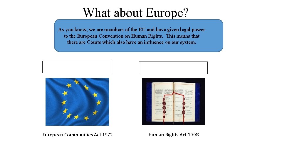 What about Europe? As you know, we are members of the EU and have