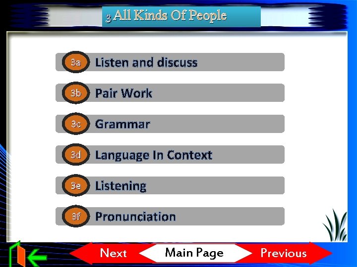 3 All Kinds Of People 3 a Listen and discuss 3 b Pair Work 3 All Kinds Of People 3 a Listen and discuss 3 b Pair Work
