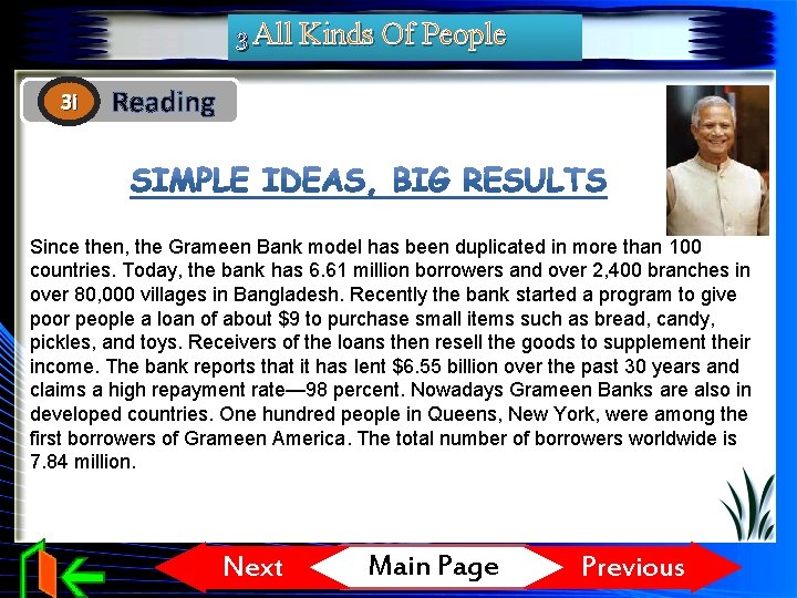 3 All Kinds Of People 3 i Reading Since then, the Grameen Bank model 3 All Kinds Of People 3 i Reading Since then, the Grameen Bank model