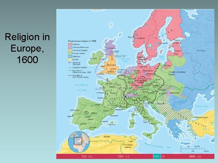 Religion in Europe, 1600 Religion in Europe, 1600
