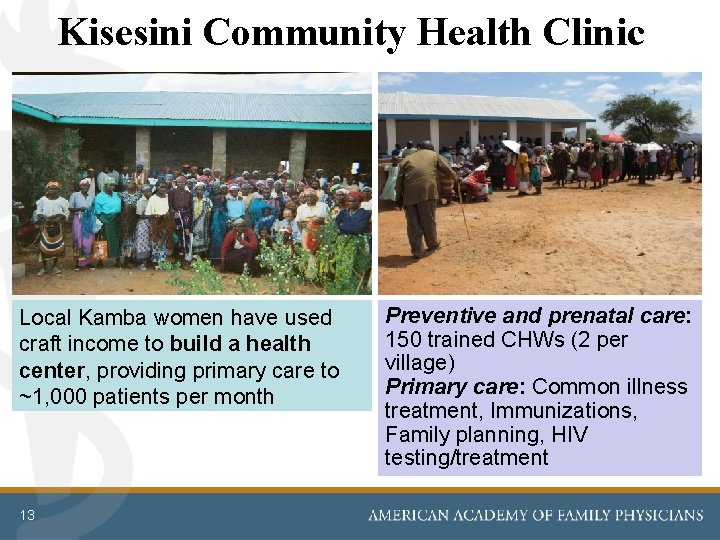 Kisesini Community Health Clinic Local Kamba women have used craft income to build a Kisesini Community Health Clinic Local Kamba women have used craft income to build a