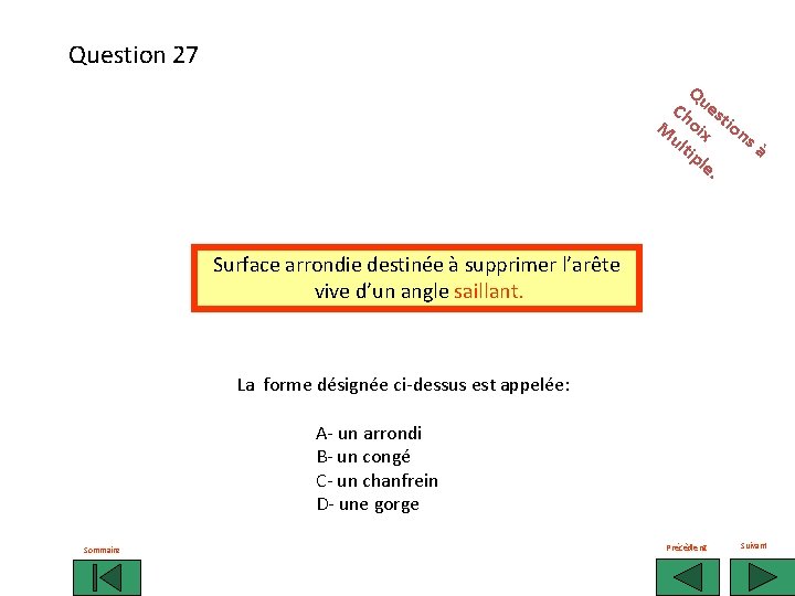 Question 27 Qu Ch e s t M oix ion ul sà tip l