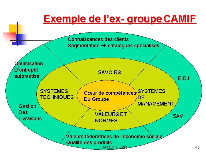 Exemple de l’ex- groupe CAMIF Connaissances des clients Segmentation catalogues spécialisés Optimisation D’entrepôt automatisé