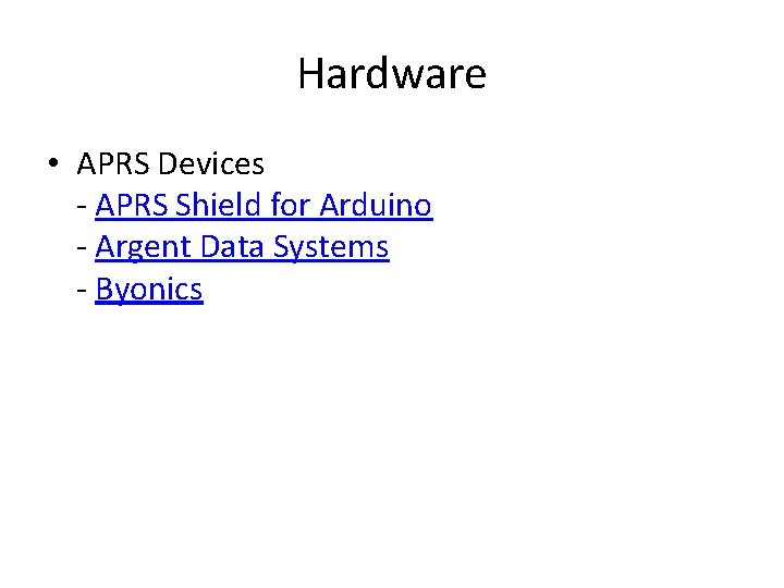 Hardware • APRS Devices - APRS Shield for Arduino - Argent Data Systems -