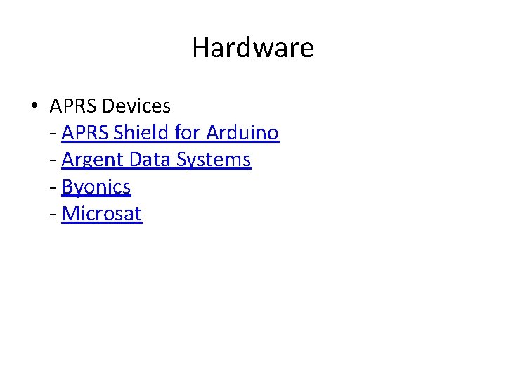 Hardware • APRS Devices - APRS Shield for Arduino - Argent Data Systems -