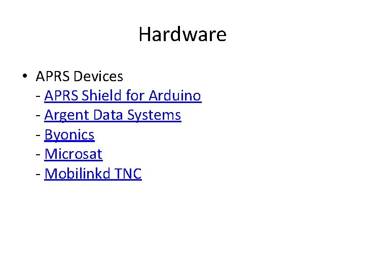 Hardware • APRS Devices - APRS Shield for Arduino - Argent Data Systems -
