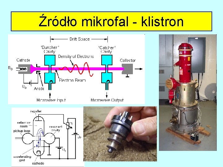 Źródło mikrofal - klistron 