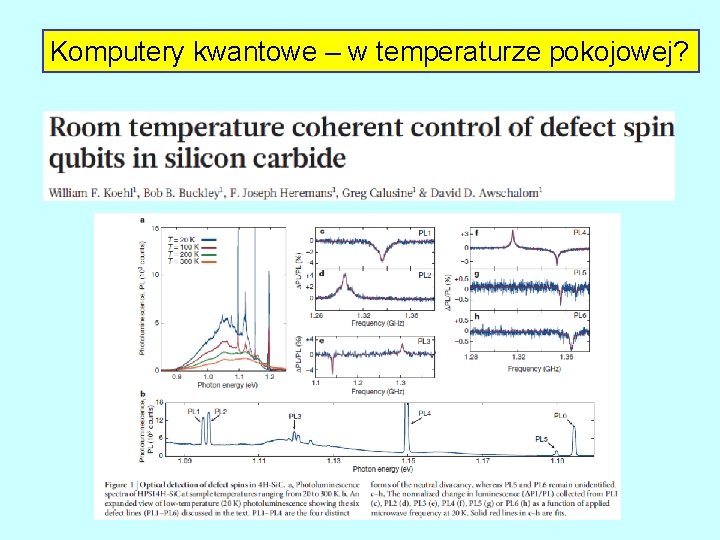 Komputery kwantowe – w temperaturze pokojowej? 