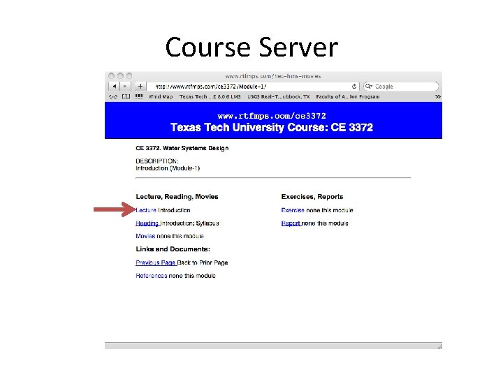 Course Server 