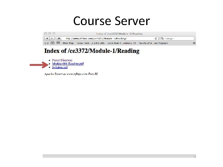 Course Server 