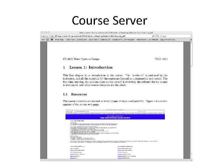 Course Server 