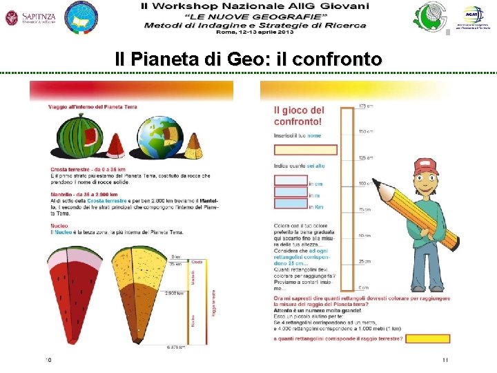 Il Pianeta di Geo: il confronto 