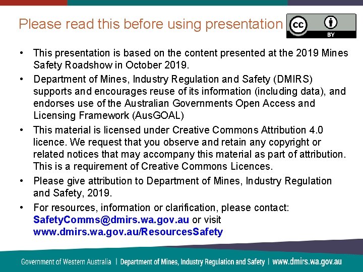 Please read this before using presentation • This presentation is based on the content