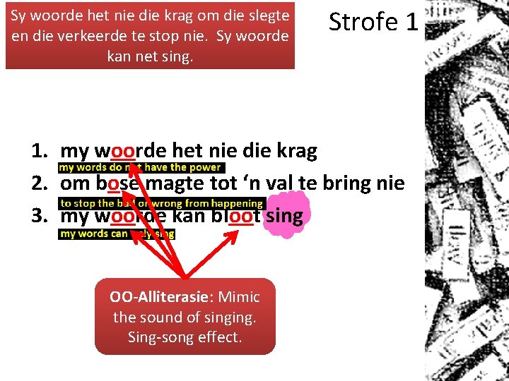 Sy woorde het nie die krag om die slegte en die verkeerde te stop