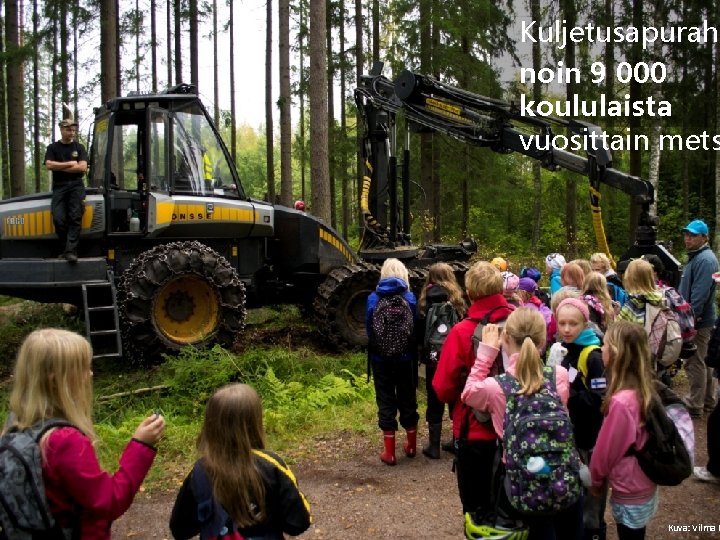 Kuljetusapuraho noin 9 000 koululaista vuosittain mets Kuva: Vilma I 