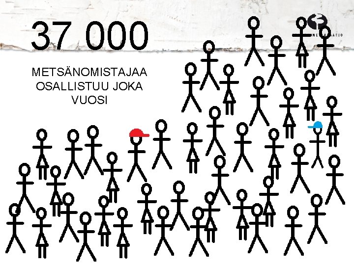 37 000 METSÄNOMISTAJAA OSALLISTUU JOKA VUOSI 