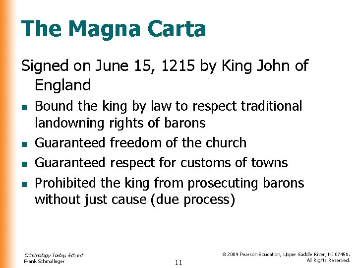 The Magna Carta Signed on June 15, 1215 by King John of England n