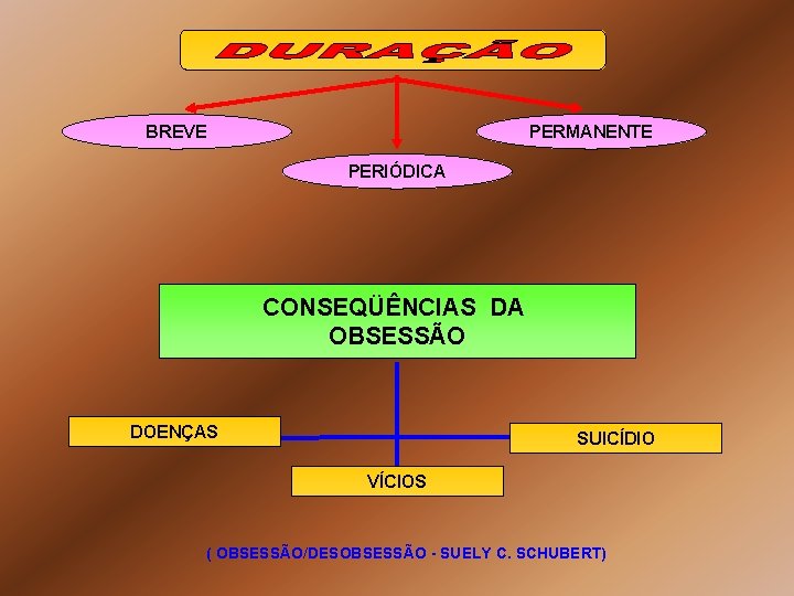 BREVE PERMANENTE PERIÓDICA CONSEQÜÊNCIAS DA OBSESSÃO DOENÇAS SUICÍDIO VÍCIOS ( OBSESSÃO/DESOBSESSÃO - SUELY C.