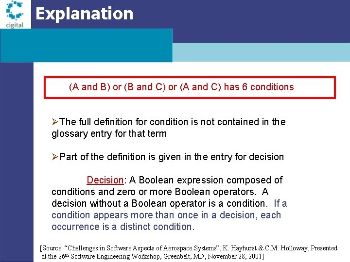 Explanation (A and B) or (B and C) or (A and C) has 6