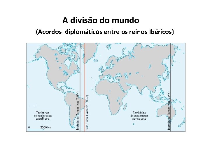 A divisão do mundo (Acordos diplomáticos entre os reinos Ibéricos) 