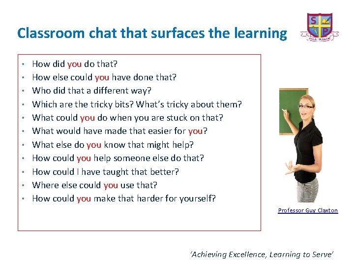 Classroom chat that surfaces the learning • • • How did you do that?