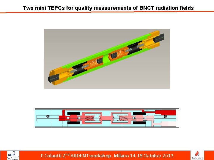 Two mini TEPCs for quality measurements of BNCT radiation fields P. Colautti 2 nd